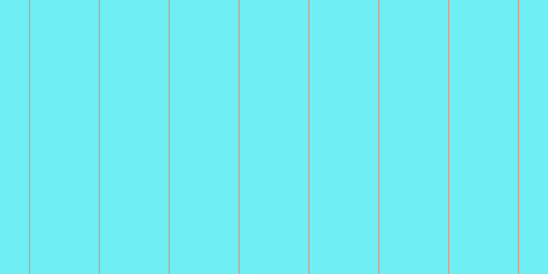 #6feef3, #caa393 vertical lines, two pixels wide, one hundred pixels apart