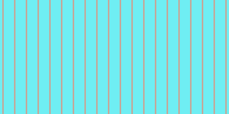 #6feef3, #caa393 vertical lines, five pixels wide, thirty-six pixels apart
