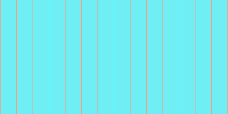 #6feef3, #eba393 vertical lines, two pixels wide, fifty-five pixels apart