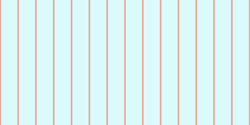 #6feef3 (25%), #eba393 vertical lines, five pixels wide, fifty-two pixels apart