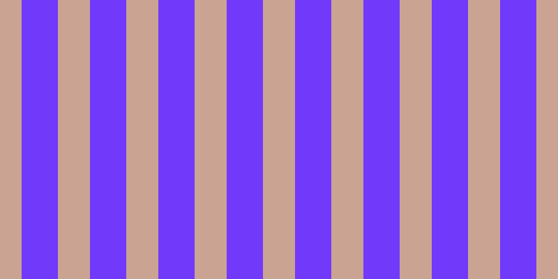 #7139fa, #caa393 vertical lines, forty-six pixels wide, fifty-two pixels apart