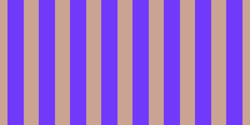 #7139fa, #caa393 vertical lines, forty-eight pixels wide, fifty-two pixels apart