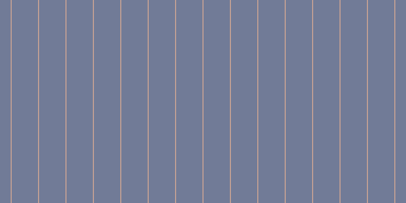 #717b97, #caa393 vertical lines, two pixels wide, fifty-two pixels apart