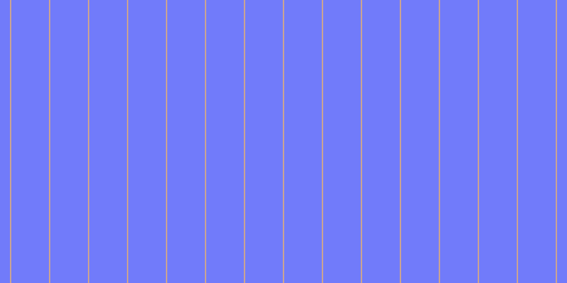 #717bfa, #caa393 vertical lines, two pixels wide, fifty-three pixels apart