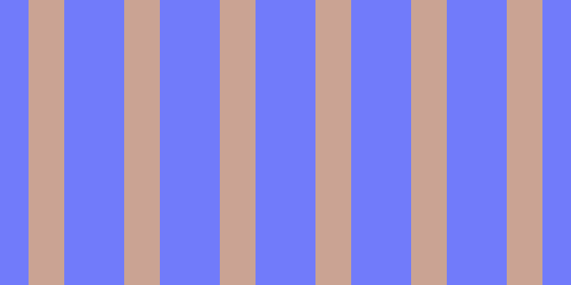 #717bfa, #caa393 vertical lines, fifty pixels wide, eighty-four pixels apart