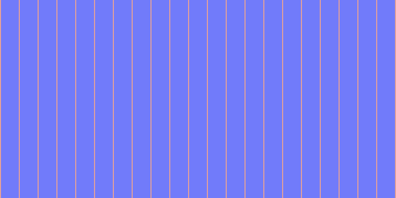 #717bfa, #eba393 vertical lines, two pixels wide, thirty-six pixels apart
