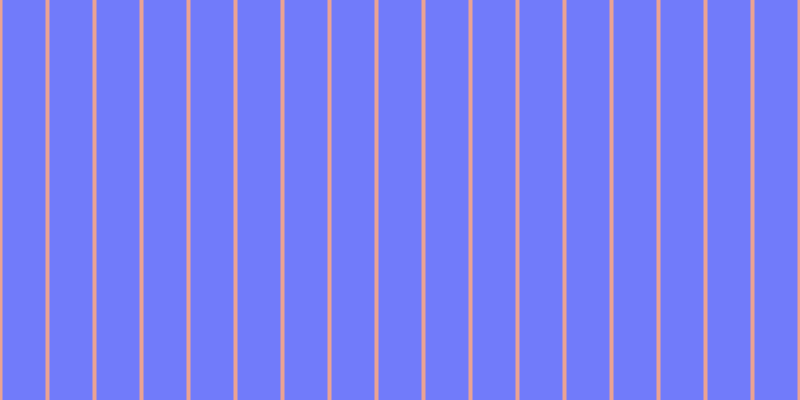 #717bfa, #eba393 vertical lines, four pixels wide, forty-three pixels apart