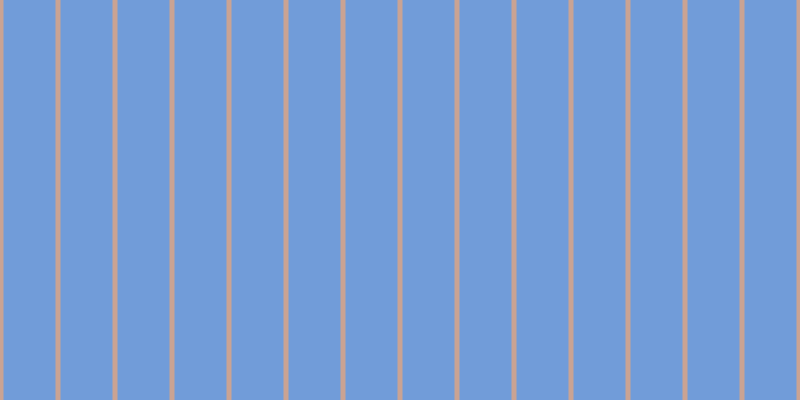 #719cd9, #caa393 vertical lines, five pixels wide, fifty-two pixels apart