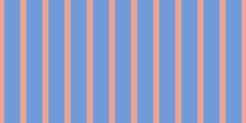 #719cd9, #eba393 vertical lines, twenty pixels wide, fifty-two pixels apart