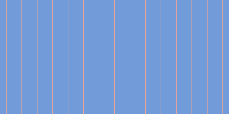 #719cd9, #eba393 vertical lines, two pixels wide, fifty-two pixels apart