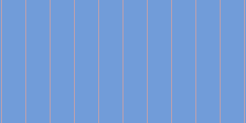 #719cd9, #eba393 vertical lines, two pixels wide, seventy-seven pixels apart