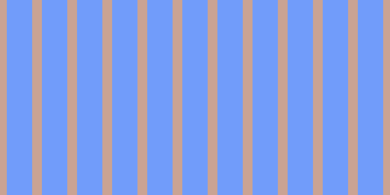 #719cfa, #caa393 vertical lines, twenty pixels wide, fifty-two pixels apart