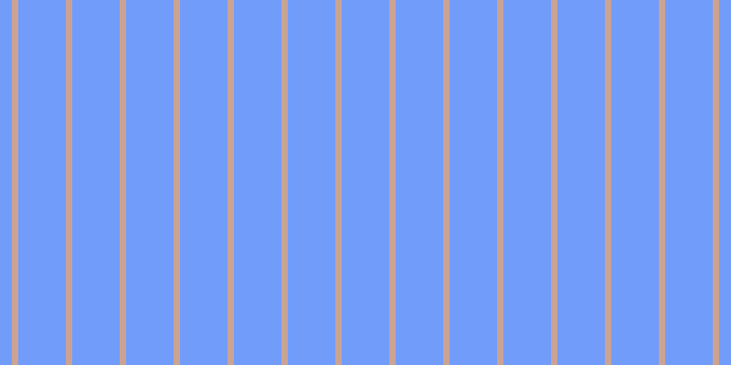 #719cfa, #caa393 vertical lines, seven pixels wide, fifty-two pixels apart
