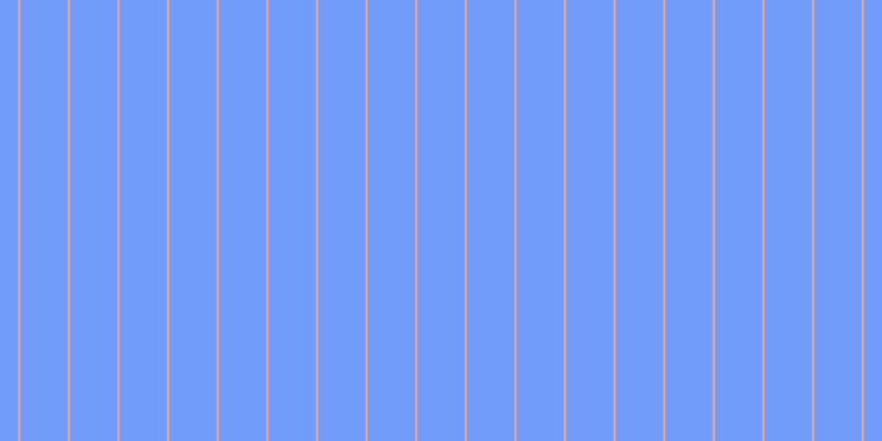#719cfa, #eba393 vertical lines, two pixels wide, forty-three pixels apart