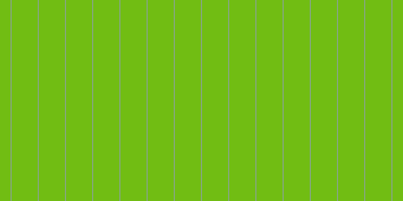 #71bd13, #88a393 vertical lines, two pixels wide, fifty-two pixels apart