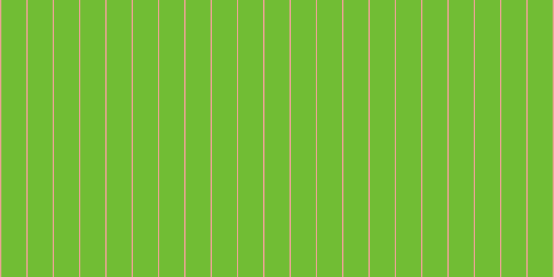 #71bd34, #eba393 vertical lines, two pixels wide, thirty-six pixels apart