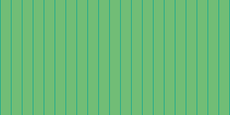#71bd76, #04a393 vertical lines, two pixels wide, thirty-six pixels apart