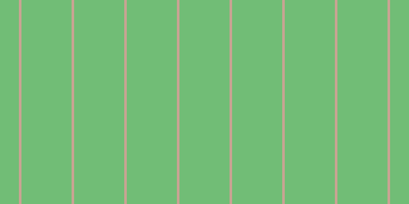 #71bd76, #caa393 vertical lines, five pixels wide, ninety-eight pixels apart