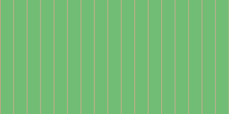 #71bd76, #eba393 vertical lines, two pixels wide, forty-five pixels apart