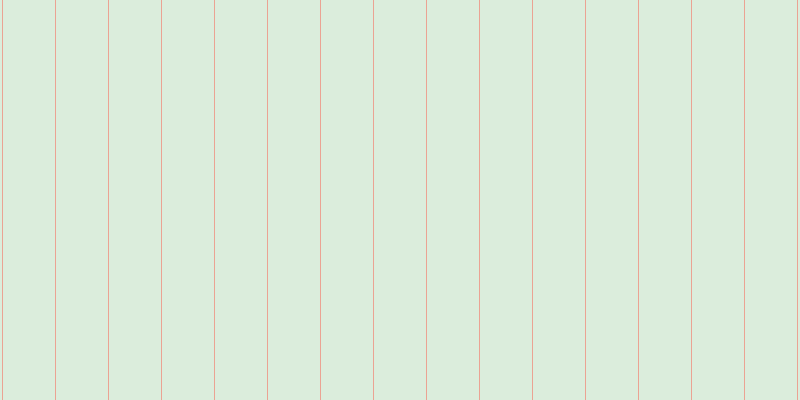 #71bd76 (25%), #eba393 vertical lines, one pixels wide, fifty-two pixels apart