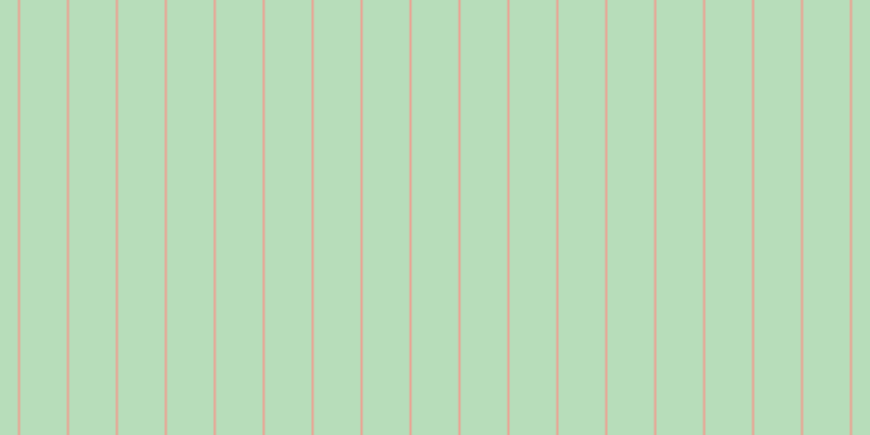 #71bd76 (50%), #eba393 vertical lines, two pixels wide, forty-three pixels apart