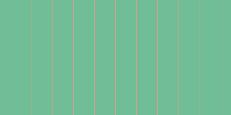 #71bd97, #caa393 vertical lines, two pixels wide, seventy-one pixels apart