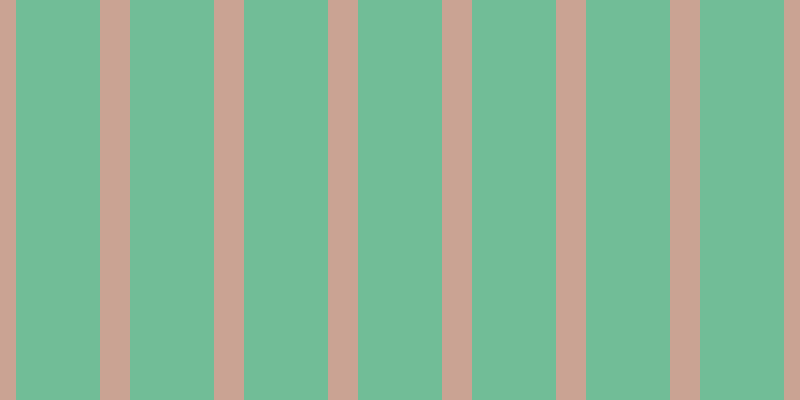 #71bd97, #caa393 vertical lines, thirty pixels wide, eighty-four pixels apart