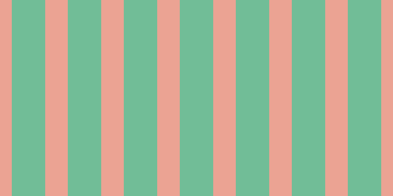 #71bd97, #eba393 vertical lines, forty-six pixels wide, sixty-eight pixels apart