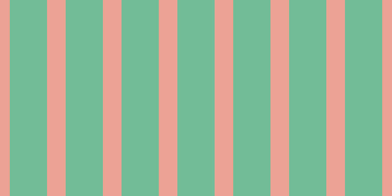 #71bd97, #eba393 vertical lines, thirty-eight pixels wide, seventy-six pixels apart