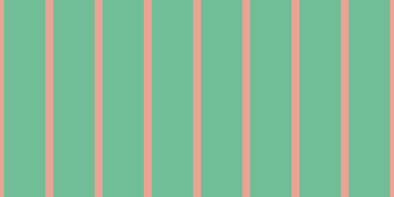 #71bd97, #eba393 vertical lines, sixteen pixels wide, eighty-four pixels apart
