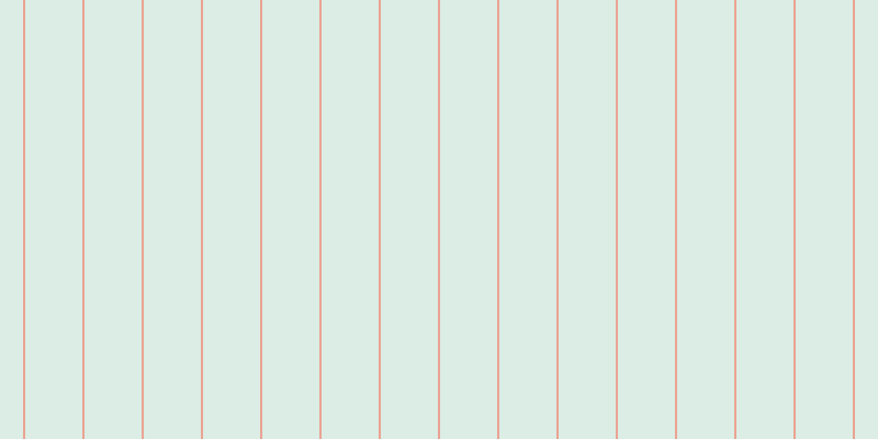 #71bd97 (25%), #eba393 vertical lines, two pixels wide, fifty-two pixels apart