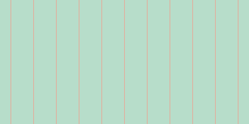 #71bd97 (50%), #eba393 vertical lines, two pixels wide, seventy-one pixels apart