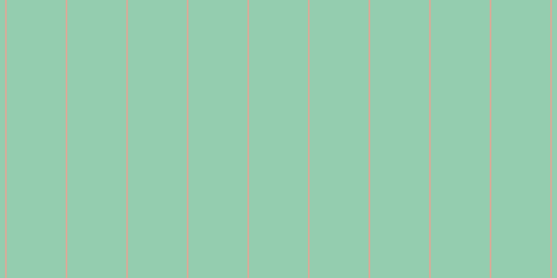 #71bd97 (75%), #eba393 vertical lines, two pixels wide, eighty-five pixels apart