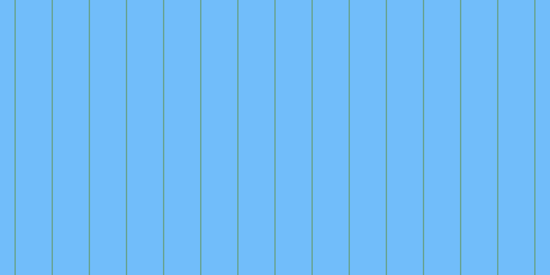 #71bdfa, #67a393 vertical lines, two pixels wide, fifty-two pixels apart