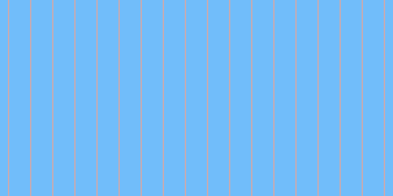 #71bdfa, #eba393 vertical lines, two pixels wide, forty-three pixels apart