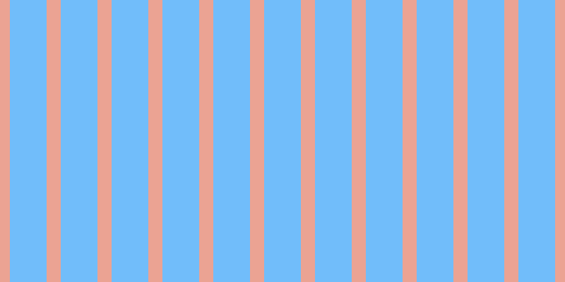 #71bdfa, #eba393 vertical lines, twenty pixels wide, fifty-two pixels apart
