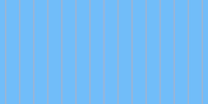 #71bdfa, #eba393 vertical lines, two pixels wide, fifty-two pixels apart