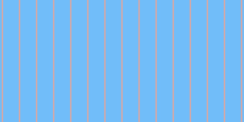 #71bdfa, #eba393 vertical lines, four pixels wide, fifty-two pixels apart