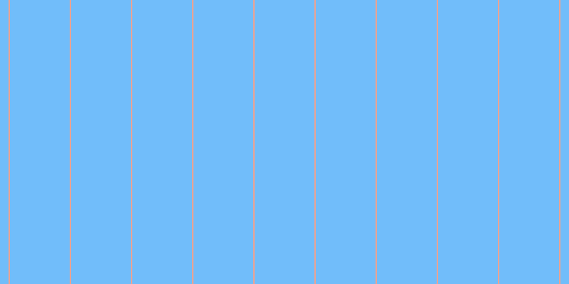#71bdfa, #eba393 vertical lines, two pixels wide, eighty-four pixels apart