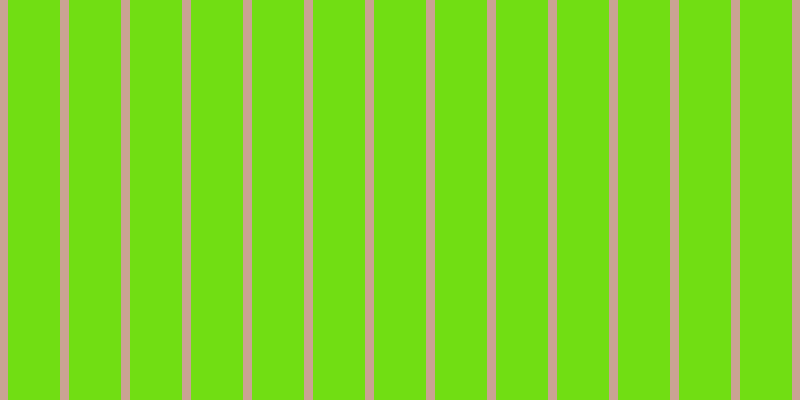#71de13, #caa393 vertical lines, nine pixels wide, fifty-two pixels apart