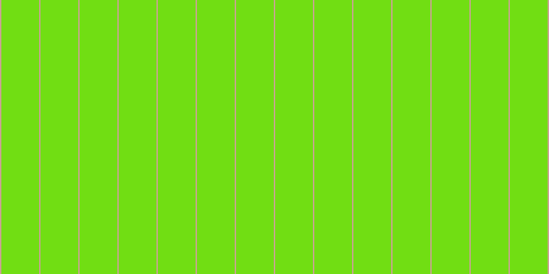 #71de13, #caa393 vertical lines, two pixels wide, fifty-five pixels apart
