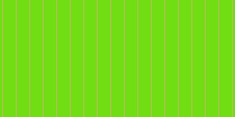 #71de13, #eba393 vertical lines, two pixels wide, forty-four pixels apart