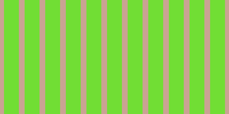 #71de34, #caa393 vertical lines, twenty pixels wide, fifty-two pixels apart