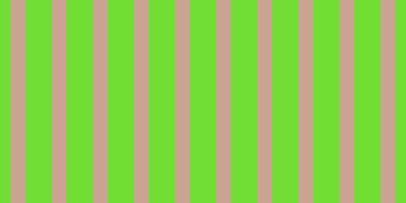 #71de34, #caa393 vertical lines, twenty-nine pixels wide, fifty-two pixels apart