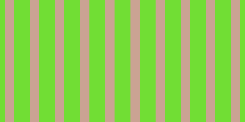 #71de34, #caa393 vertical lines, thirty pixels wide, fifty-two pixels apart