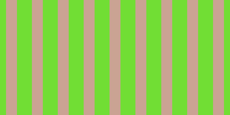 #71de34, #caa393 vertical lines, thirty-eight pixels wide, fifty-two pixels apart