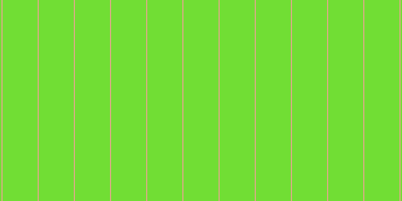 #71de34, #eba393 vertical lines, two pixels wide, seventy pixels apart