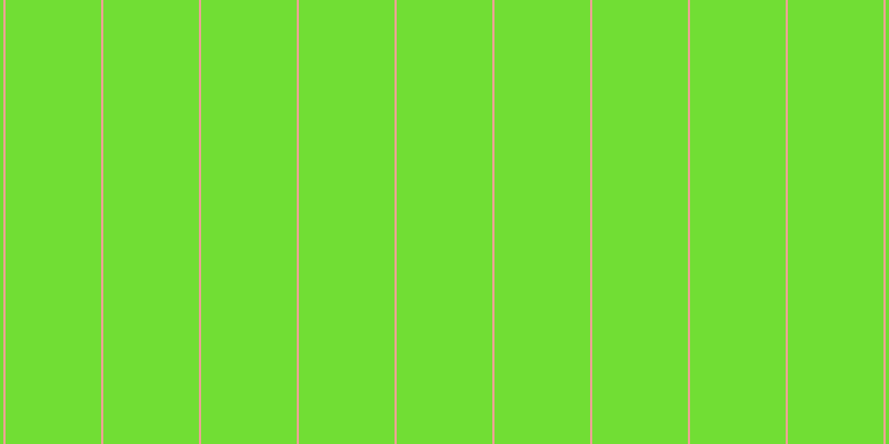 #71de34, #eba393 vertical lines, two pixels wide, eighty-six pixels apart