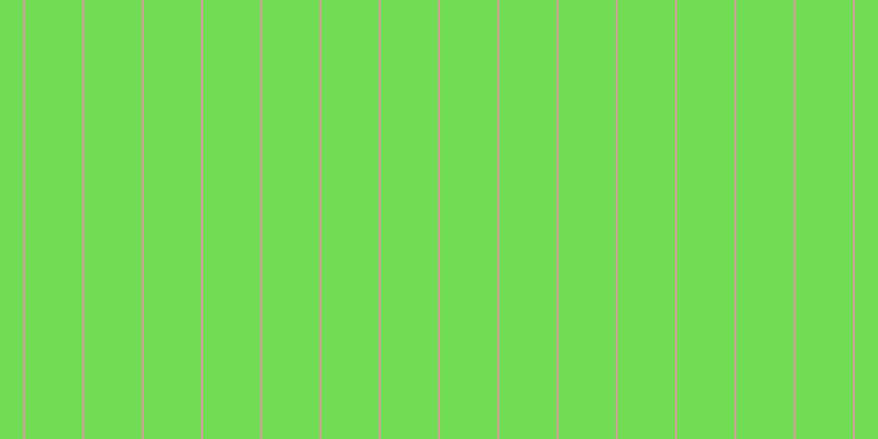 #71de55, #caa393 vertical lines, two pixels wide, fifty-two pixels apart