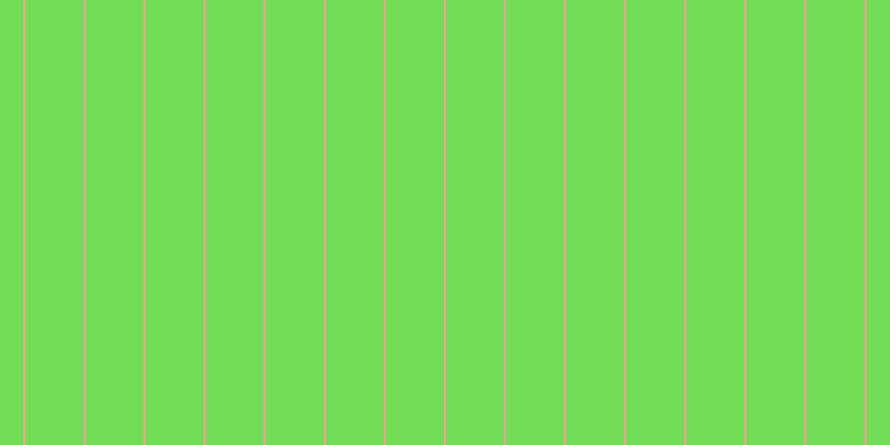 #71de55, #eba393 vertical lines, two pixels wide, fifty-two pixels apart